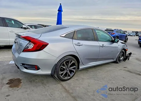 2020 Honda Civic Sport z USA, uszkodzony, nr VIN 19XFC2F89LE010502